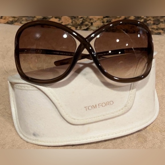 Tom Ford Accessories - Tom Ford | Brown Whitney Acetate Sunnies